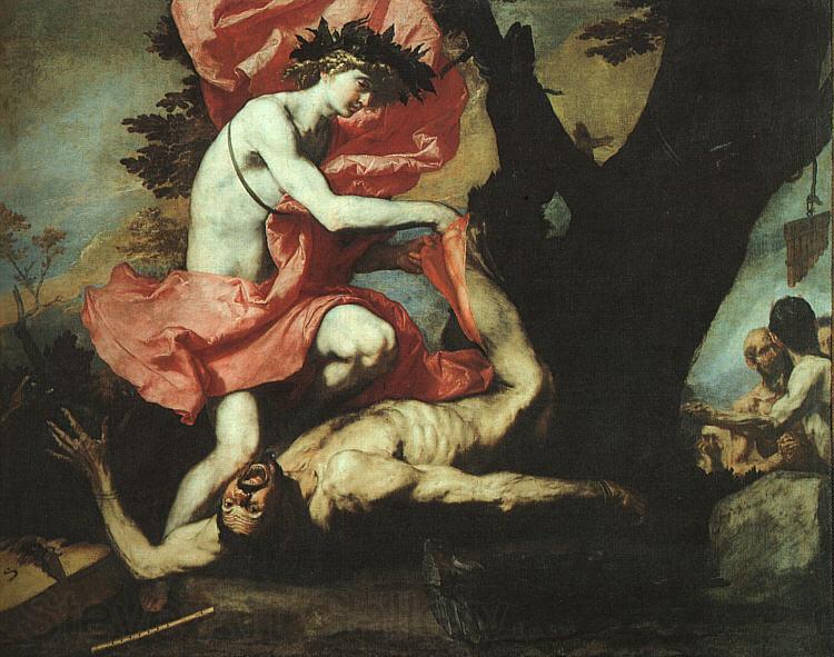 Jusepe de Ribera The Flaying of Marsyas Norge oil painting art
